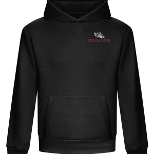 Heavyweight Winter Hoodie - Red & White Pinnacle Logo