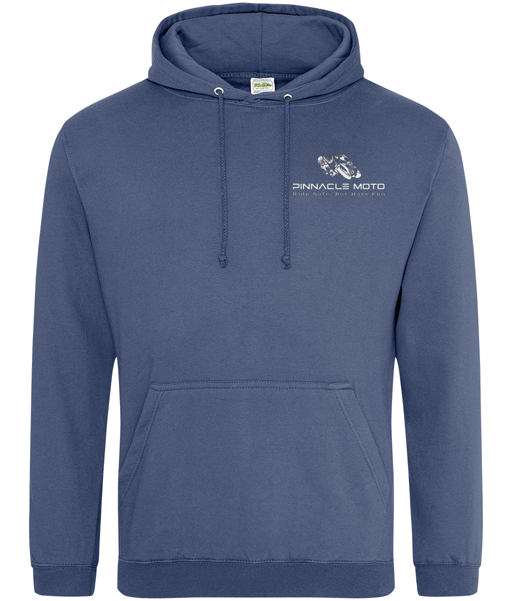 Lightweight Summer Hoodie - White Pinnacle Logo